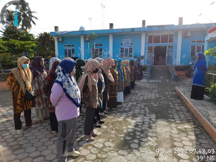 UPT Puskesmas Tarusan Laksanakan Apel Pagi