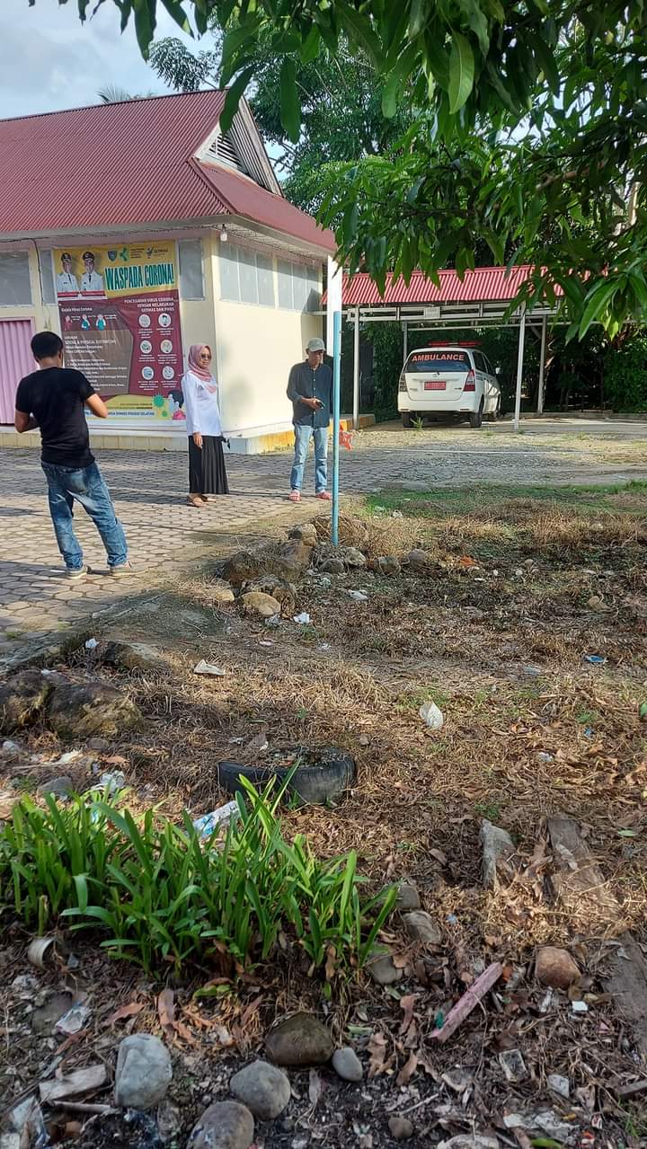 Pemantauan dan Penentuan Titik Tempat pembangunan PLTS di Puskesmas Pasar Kuok, oleh Pihak dari PT. 