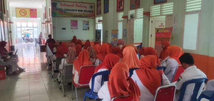 Lokakarya mini Puskesmas Air Pura