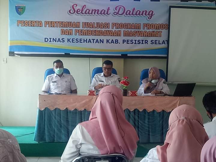 Pertemuan Evaluasi Program Promosi Kesehatan dan Pemberdayaan Masyarakat Rabu tanggal 15 Juni 2022