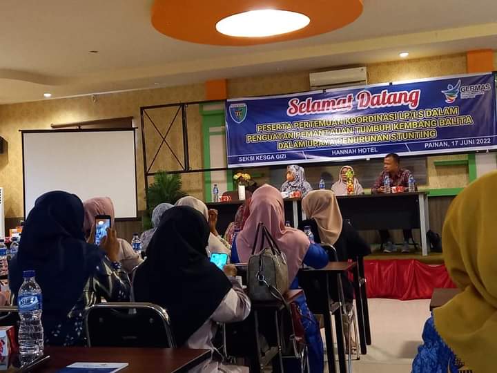 PERTEMUAN KOORDINASI LP/LS PENGUATAN PEMANTAUAN TUMBUH KEMBANG BALITA DALAM UPAYA PENURUNAN STUNTING