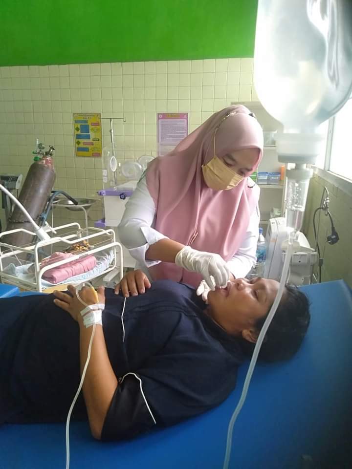 Ibu nifas dapatkan Vitamin A usai melahirkan  di UPT Puskesmas Tarusan