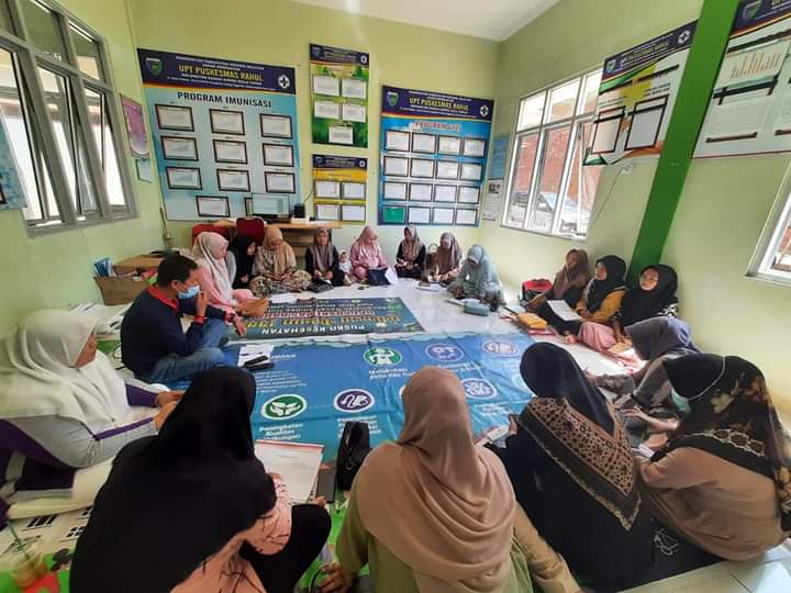 Pertemuan Rutin Bidan Desa dan Program Puskesmas Setiap Hari Sabtu di Puskesmas Rahul 