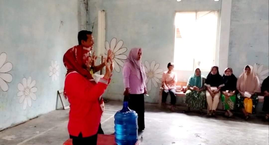 Puskesmas Tarusan  promosikan CTPS kepada kader dan tokoh masyarakat di Kenagarian Kapuh Utara Tarus