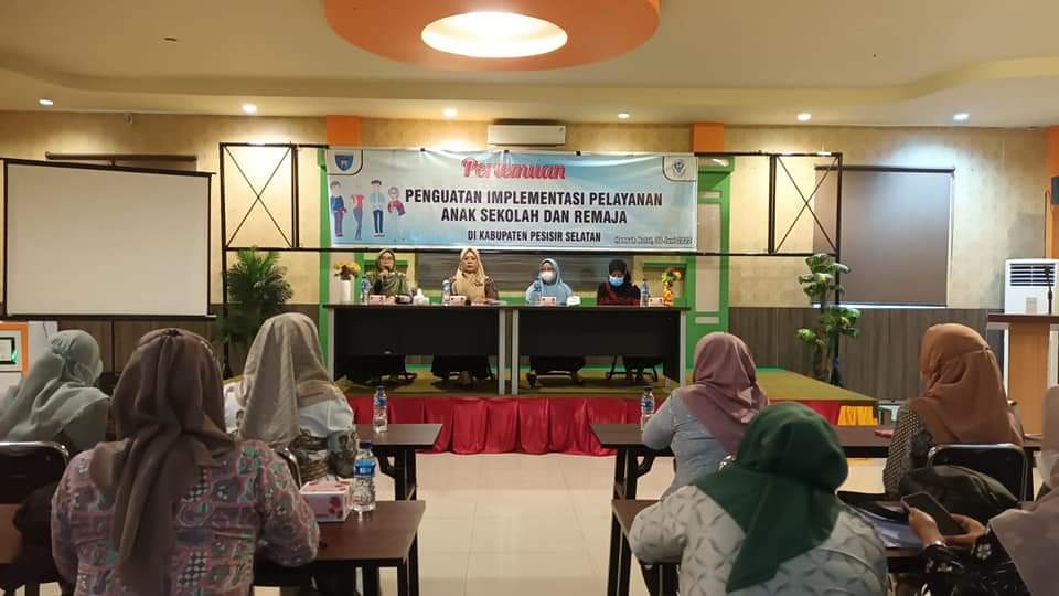 Seksi Kesya dan Gizi Dinkes Pessel lakukan Pertemuan Penguatan Implementasi Pelayanan Usia Sekolah d