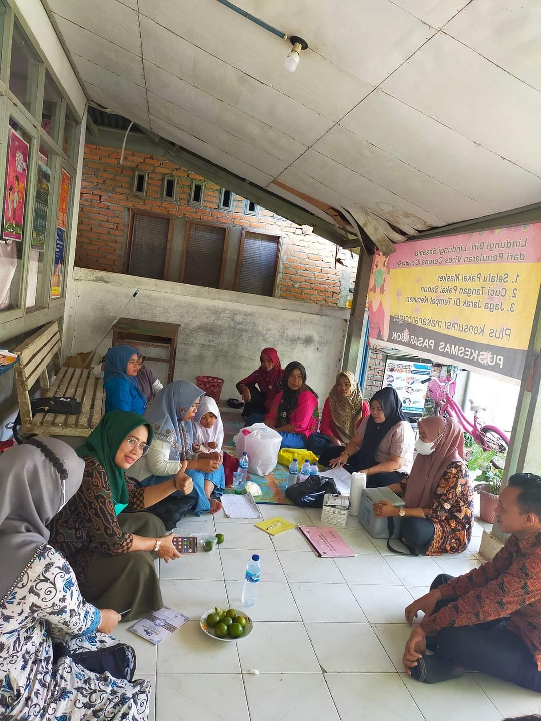 Puskesmas Pasar Kuok melaksanakan Kunjungan sekaligus Pembinaan ke Posyandu Mutiara 2 dan posyandu M