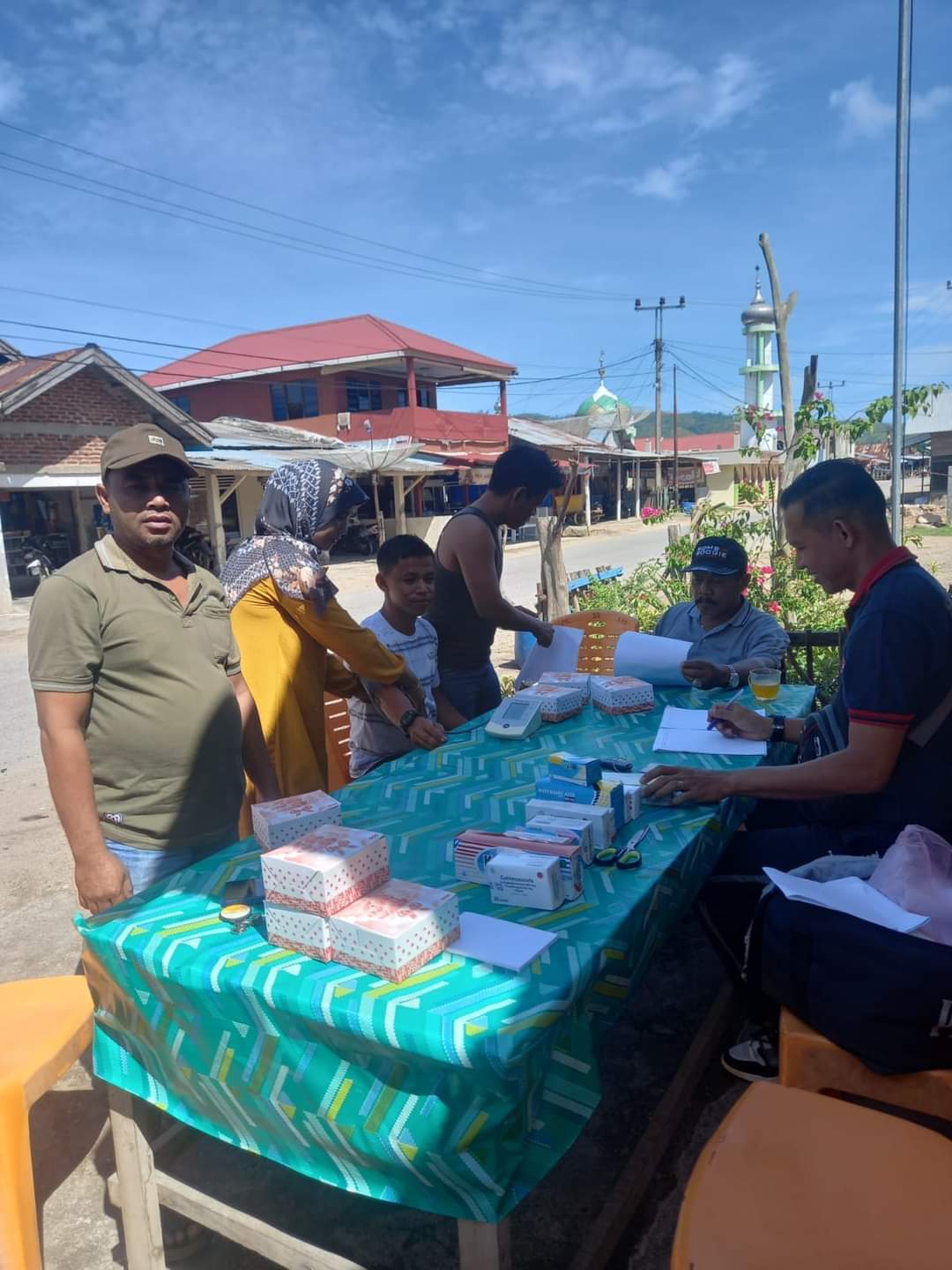 UPT Puskesmas Tarusan  dengan petugas UKK malakukan pembinaan di pos UKK Carocok Tarusan