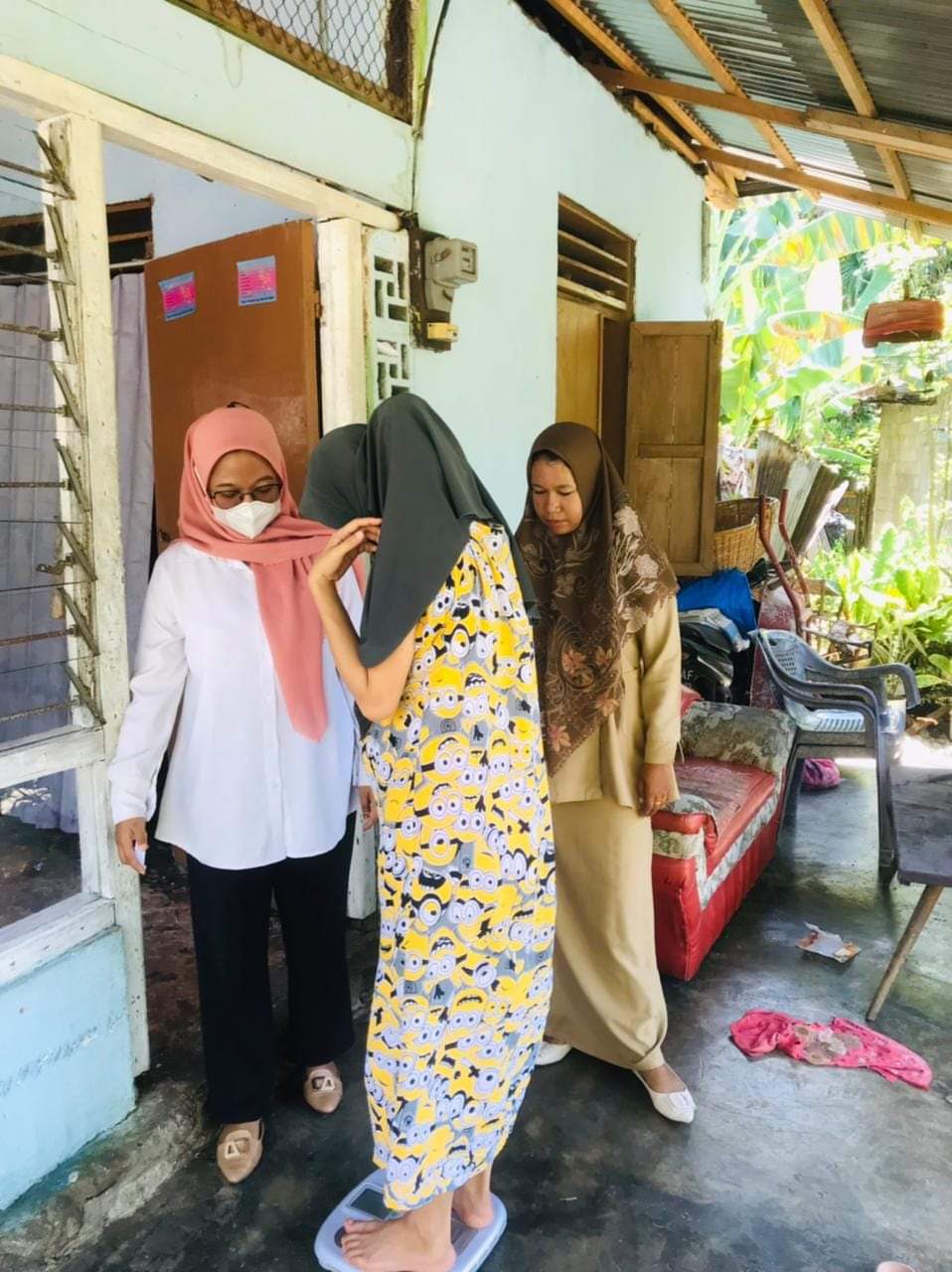 Puskesmas Koto Berapak lakukan Kunjungan Ibu hamil KEK (Kekurangan Energi Kronis) di Nagari Koto ber