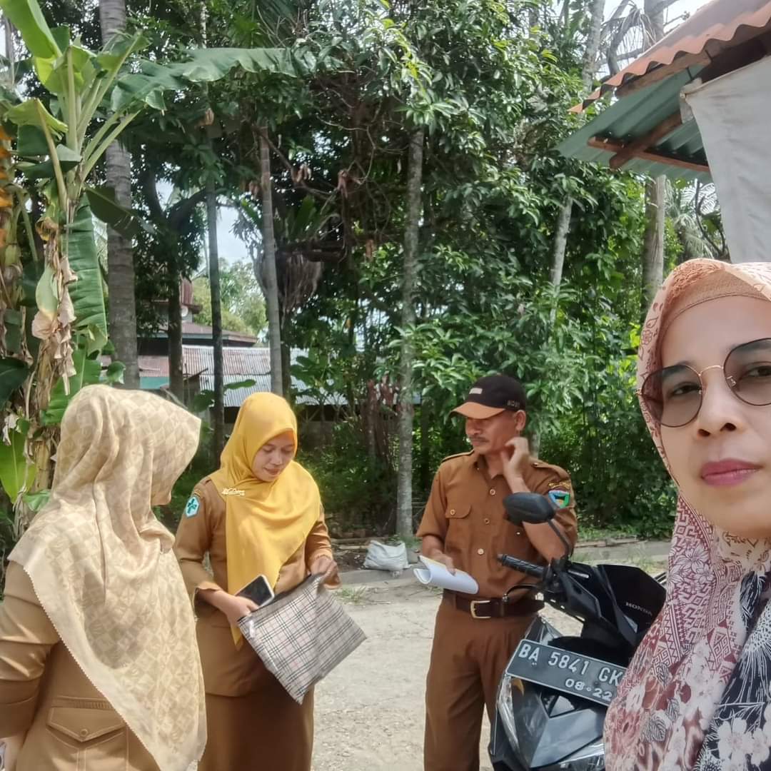 Puskesmas Koto Berapak, Bidan Desa dan Perangkat Nagari  kunjungi rumah pasien jiwa  Deteksi dan Pem