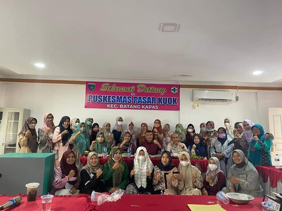 Lokmin bulanan Puskesmas Pasar Kuok bulan Juli 2022 di hadiri oleh Bapak Kepala  DinkesPessel, dr.H.