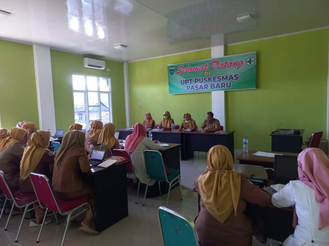 SOSIALISASI APLIKASI ASIK KEPADA BIDES DI PUSKESMAS PASAR BARU