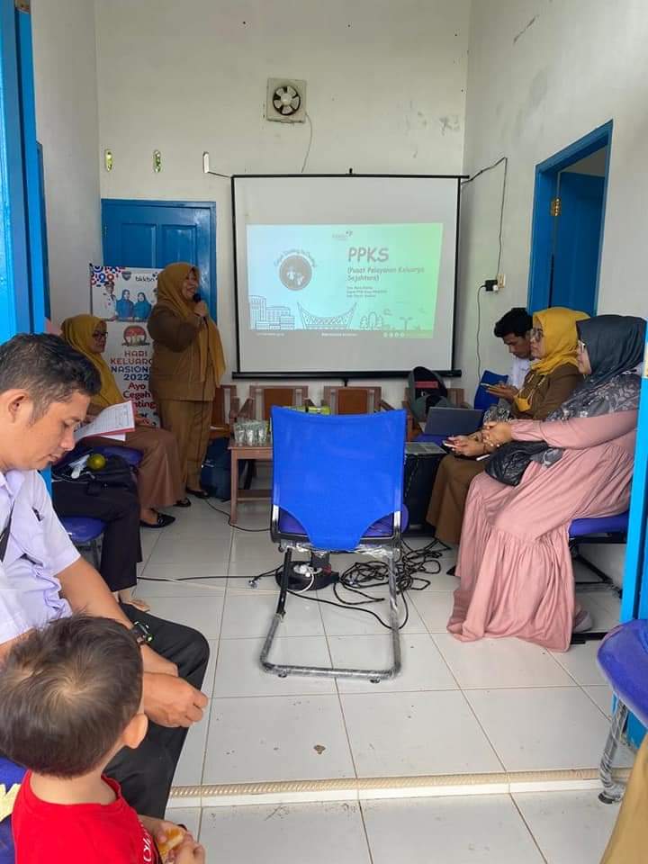 Puskesmas Pasar Kuok menghadiri Pertemuan PPKS dari Tim pengelola PPKS bersama Tim BKKBN Kab.Pessel 