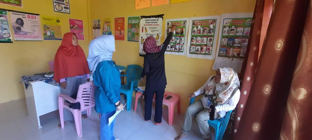 UPT Puskesmas Tarusan lakukan penyeliaan fasilitatif ke Poskesri Mandeh.