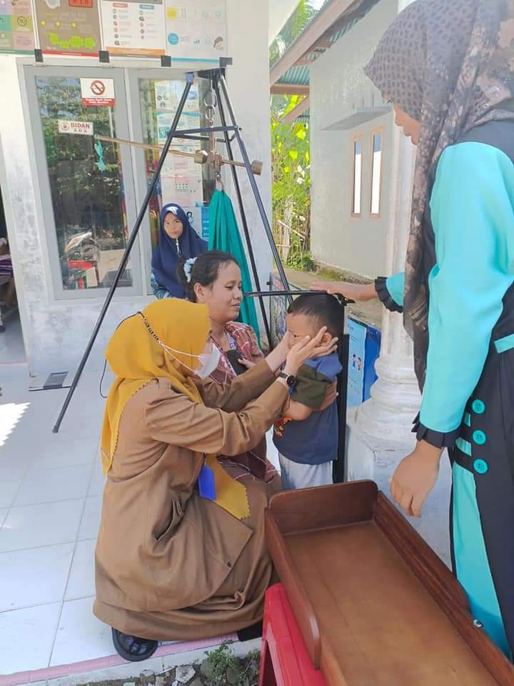 Puskesmas Koto Berapak mengadakan Kegiatan Pemberian Vitamin A di Lubuk Pasing, Lubuk Aur