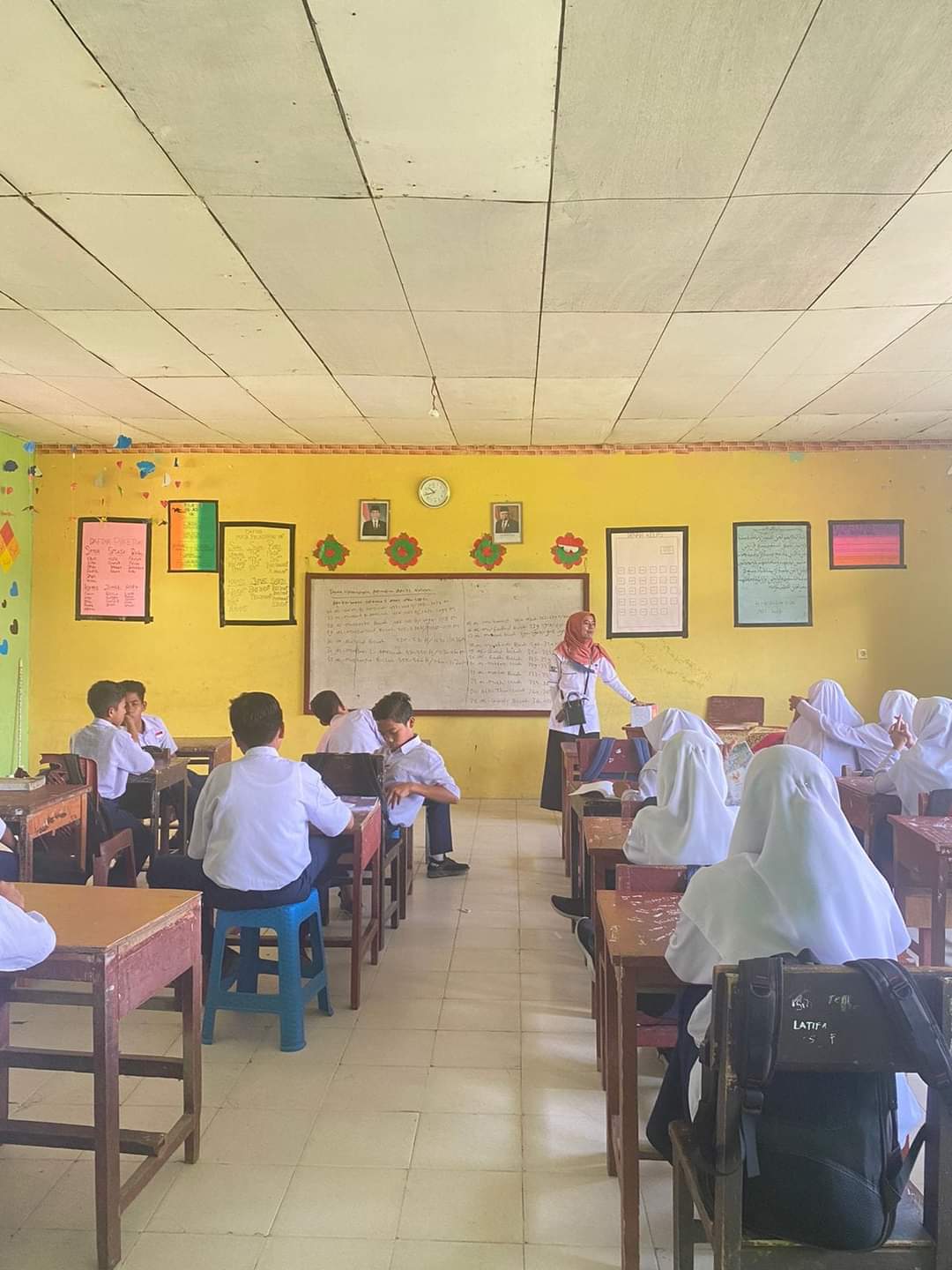 Puskesmas Pasar Kuok.. Pelaksanaan kegiatan pemberian Tablet Tambah Darah FE di MTSN 13 Batang Kapas