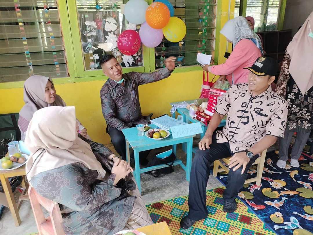 Tim Promkes  Dinkes lakukan Monitoring  di posyandu lokus stunting wilayah kerja Puskesmas Balai Sel