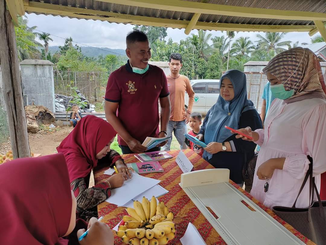 Promkes Pessel lakukan  Monev Posyandu wilker  UPT Puskesmas Air Haji