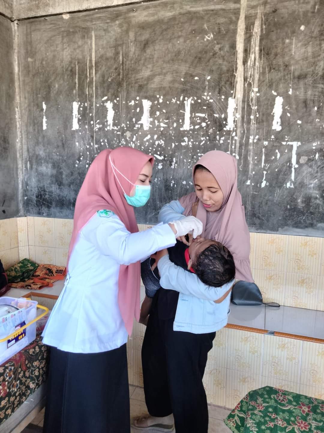 PENIMBANGAN MASSAL DI POSYANDU WIL. KERJA UPT. PUSKESMAS PASAR BARU