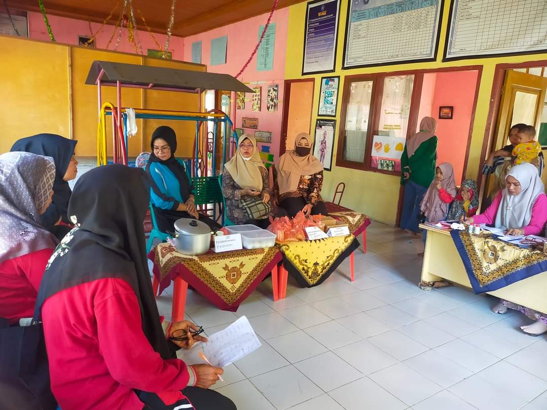 Puskesmas Pasar Kuok lakukan supervisi Posyandu diposyandu Pasar Kuok