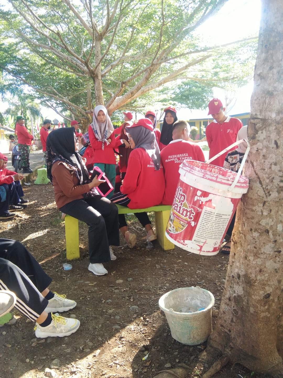 Pemeriksaan kesehatan Kepada Anggota PASKIBRA HUT RI Ke-77 Kecamatan Rahul 