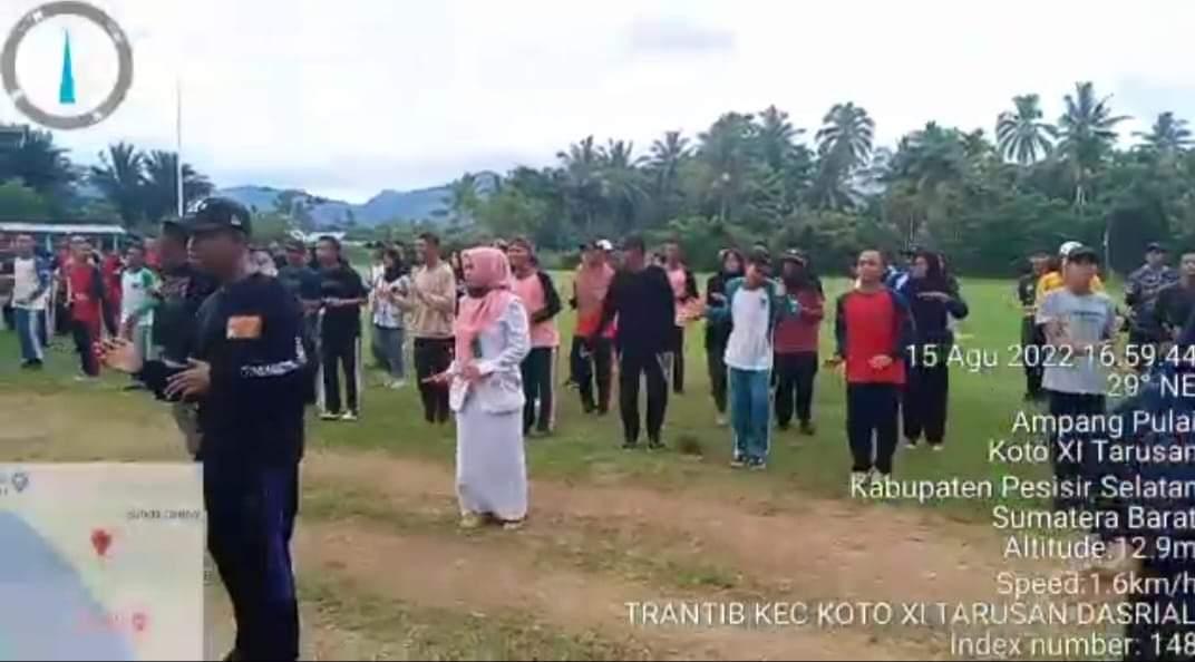 UPT Puskesmas Tarusan    Melakukan pemeriksaan kesehatan dan pemberian multivitamin untuk menjaga st