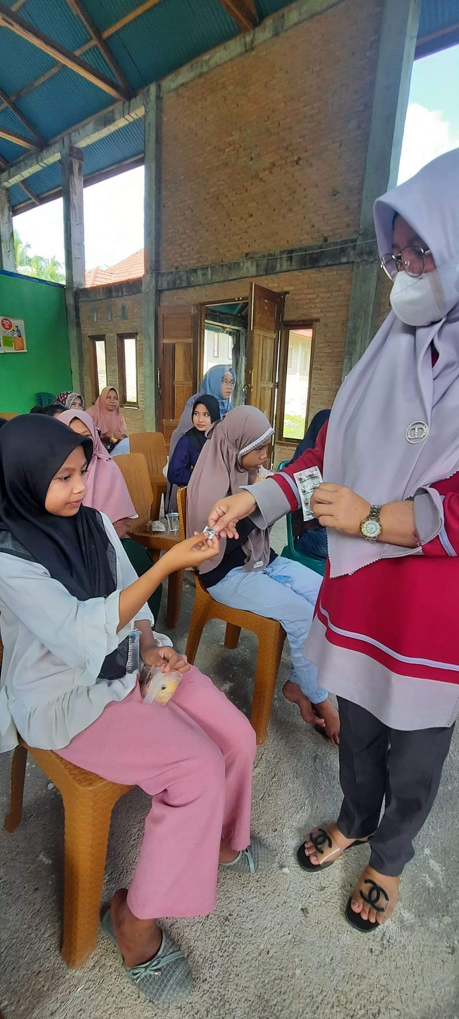 UPT Puskesmas Tarusan  melakukan kegiatan Posrem di 2 tempat 