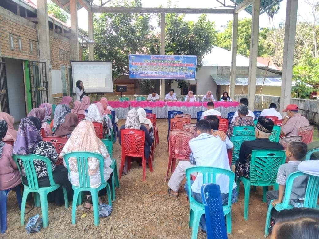 Rembuk Stunting & Penyusunan RKP Nagari,  di kenagarian Koto Nan tigo wilayah Puskesmas Pasar Kuok
