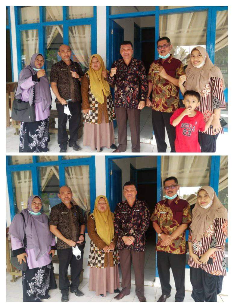 Kunjungan kerja Kepala Dinas Kesehatan Kabupaten Pesisir Selatan , Kabid Yankes , dan kasie  yankest