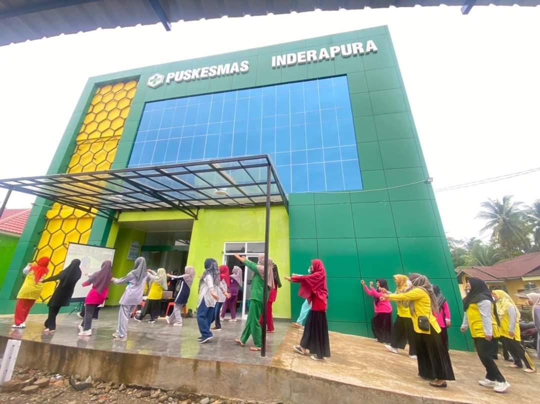 JUMAT CERIA SENAM BERSAMA UNTUK KESEHATAN RAGA Puskesmas Inderapura