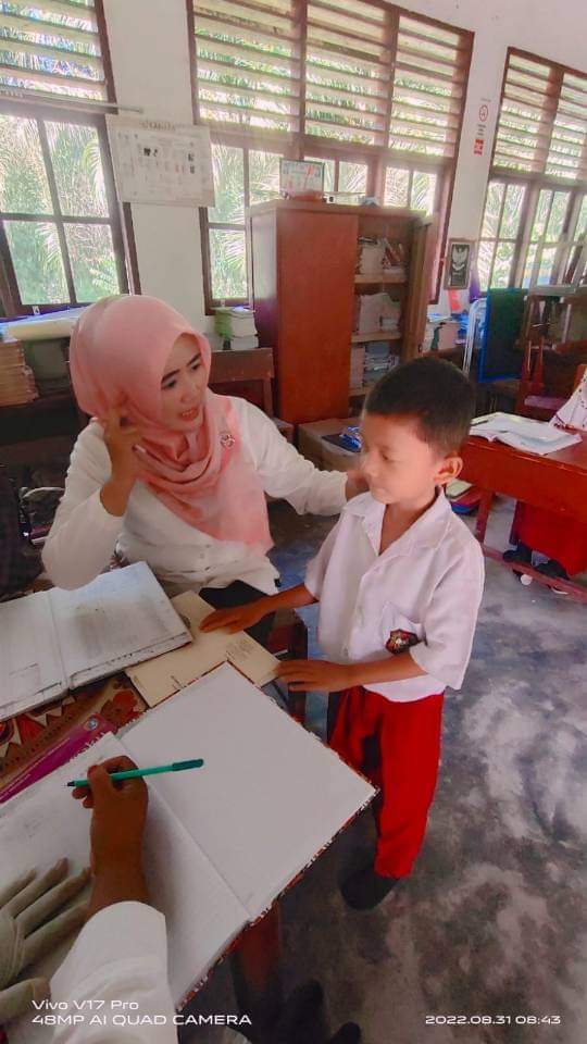 PENJARINGAN UKS DI SDN 1 20 kampung baru WILKER UPT PUSKESMAS KOTO BARU