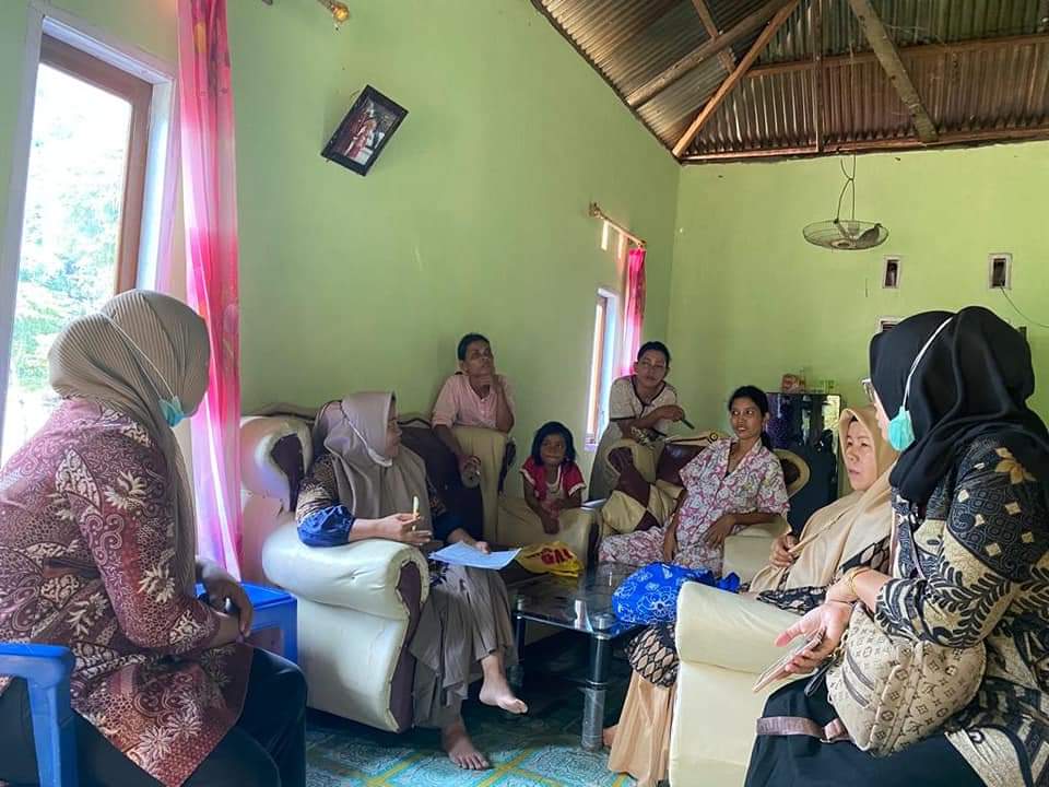 Puskesmas Pasarkuok lakukan pemantauan Gizi bumil KEK di Tanah Kareh, Nagari Koto Nan Tigo kecamatan