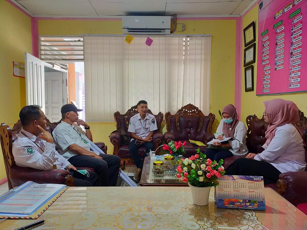 Kunjungan Humas dan Promkes RSUD M Zein Painan ke puskesmas Pasar Kuok 