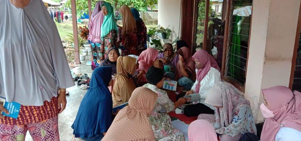 Puskesmas Pasar Kuok laksanakan Posyandu Lansia di Nagari Koto Nanti Tigo