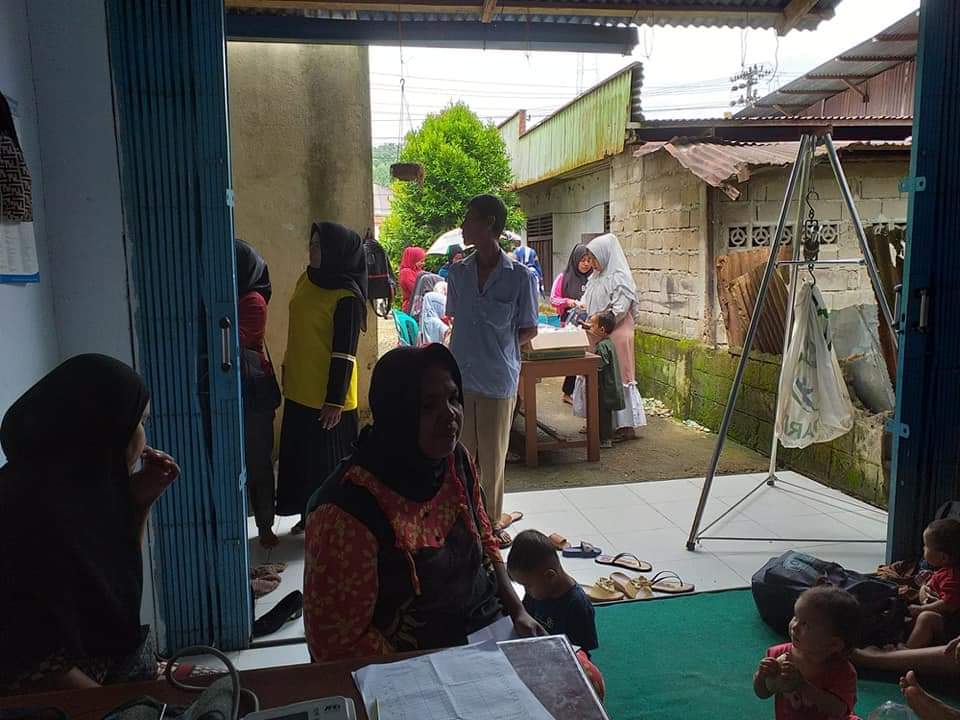 Puskesmas Balasi Selasa laksanakan posbindu PTM dan lansia  berintegrasi dengan posyandu balita di n