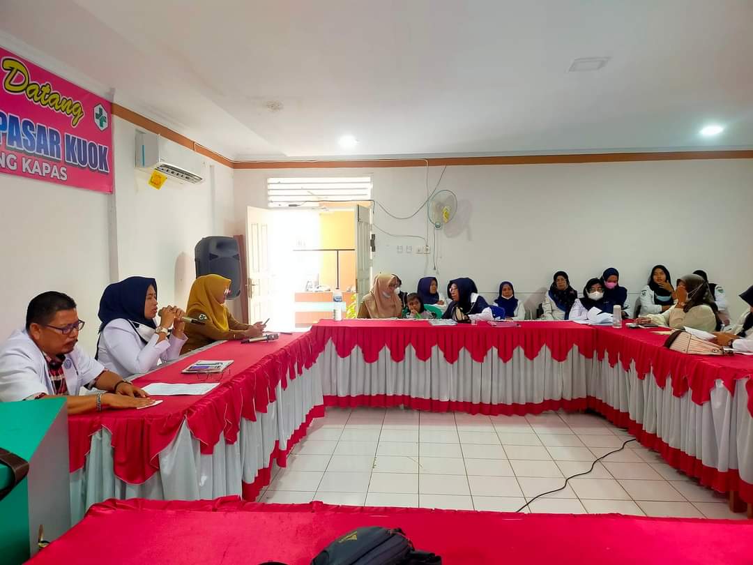 Puskesmas Ps. Kuok laksanakan kegiatan Lokmin bulanan 