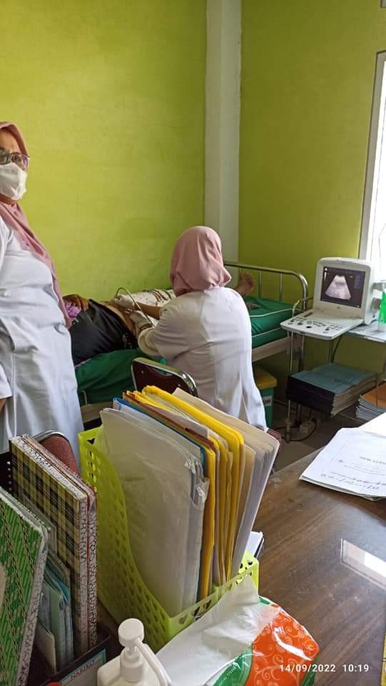 Pemeriksaan kehamilan di UPT Puskesmas Tarusan  sudah dilengkapi dengan pemeriksaan USG 