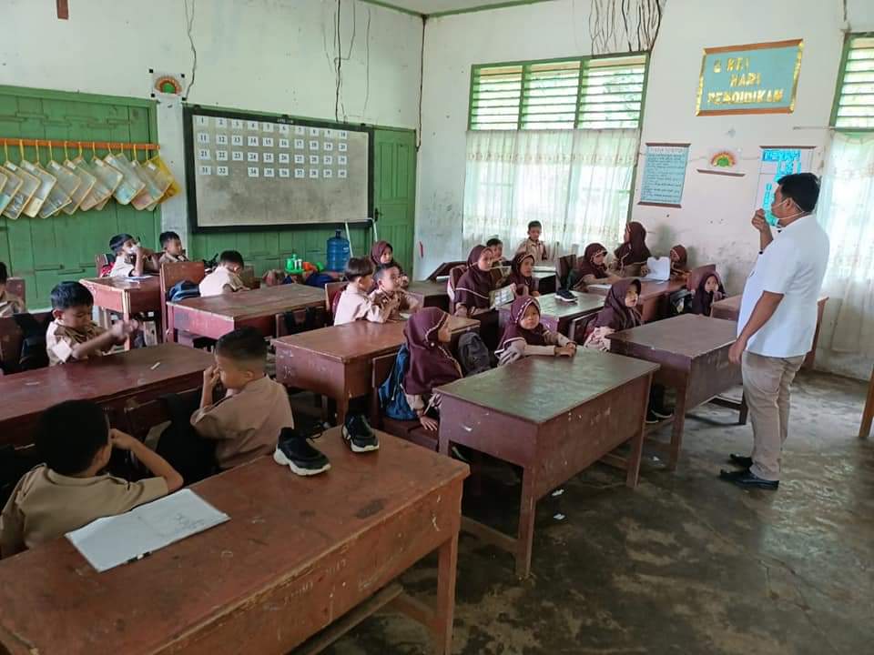 Puskesmas Balai Selasa lakukan Penjaringan kesehatan di sekolah  Sabtu 24 September 2022