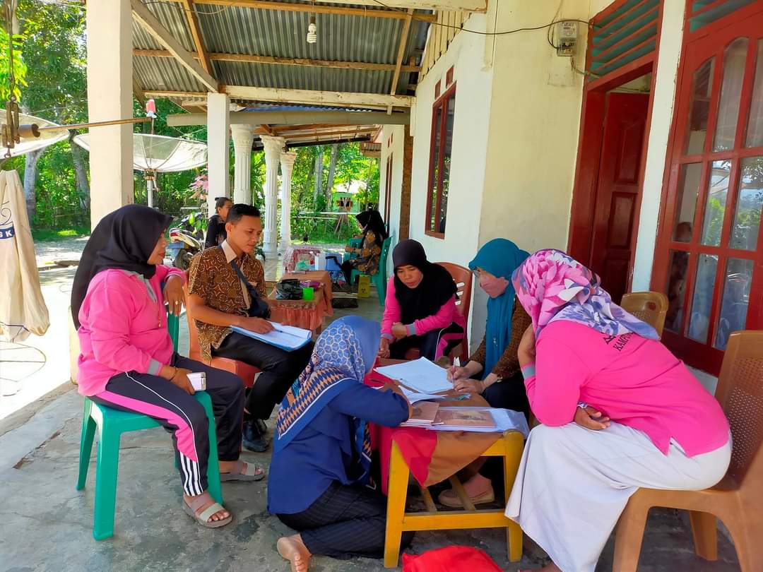 Penyuluhan dan pembinaan  posyandu Tulip III di Nagari IV Koto Hilie Puskesmas Pasar Kuok.