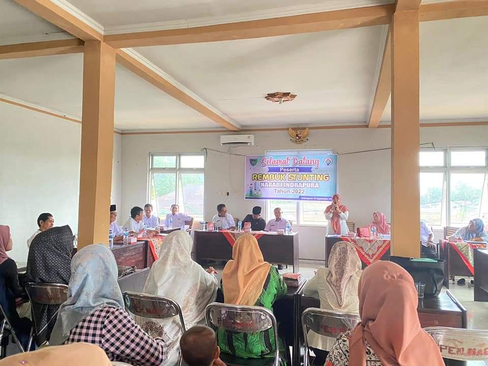 REMBUK STUNTING NAGARI INDERAPURA KECAMATAN PANCUNG SOAL PUSK. INDERAPURA