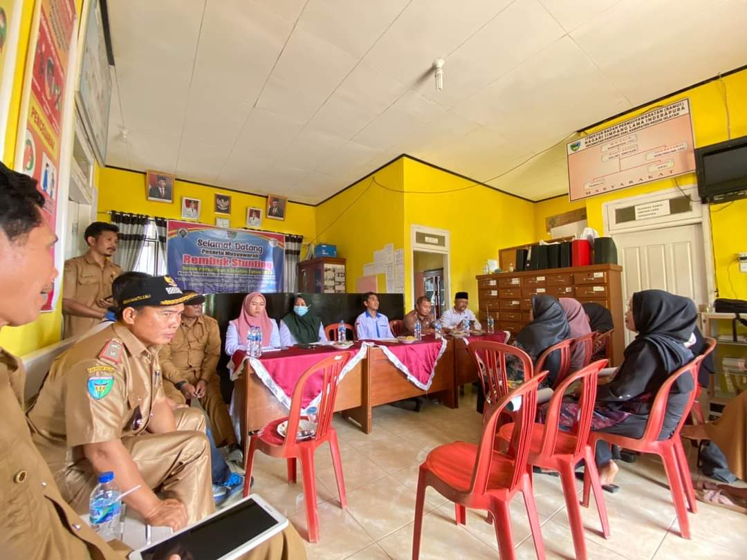 PUSKESMAS INDERAPURA IKUTI REMBUK STUNTING NAGARI SIMPANG LAMA KECAMATAN PANCUNG SOAL