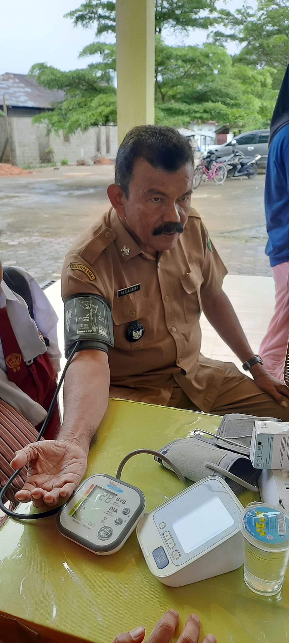 Puskesmas Tarusan laksanakan Deteksi Dini Faktor Resiko Penyakit Tidak Menular. Senin, 10 Oktober 20