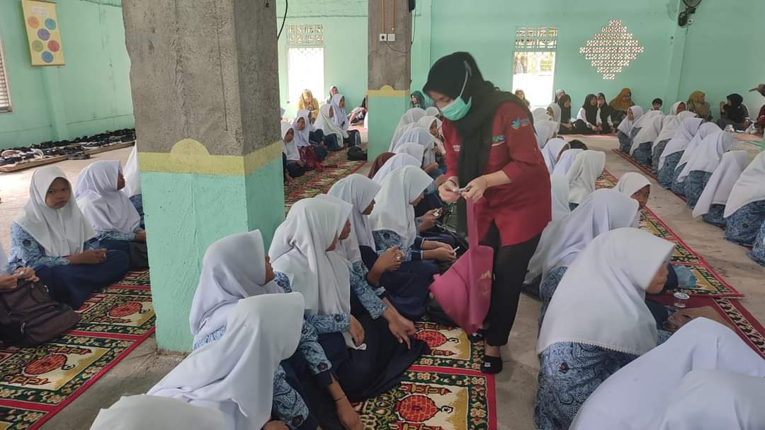 PUSKESMAS IV KOTO MUDIK  SABTU, 22 OKTOBER 2022  PENDISTRIBUSIAN TABLET TAMBAH DARAH (TTD) PADA REMA