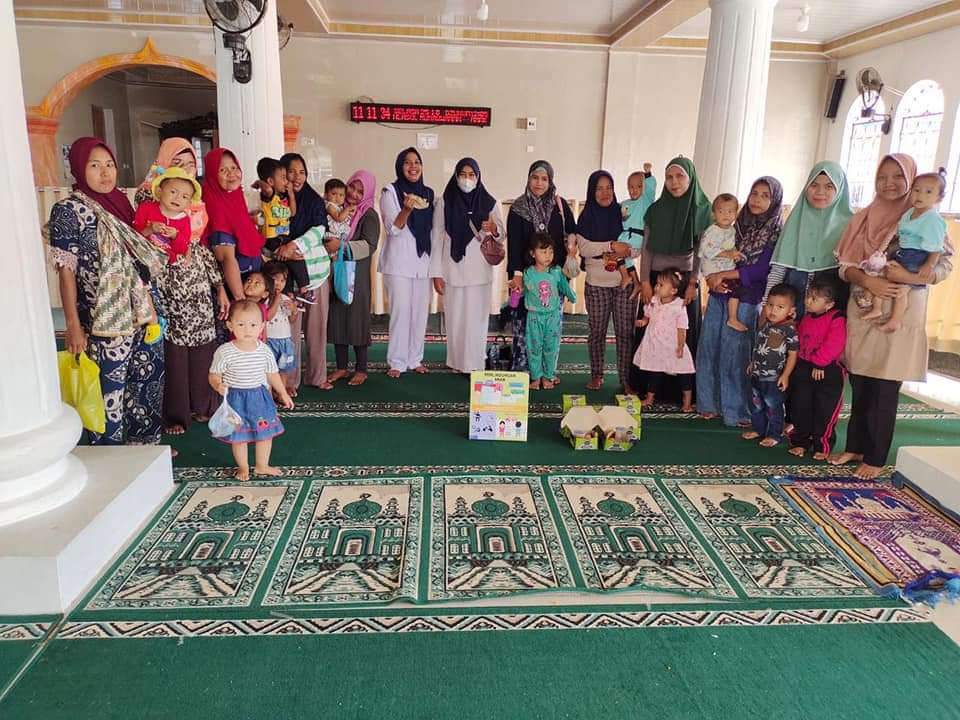 Puskesmas Pasar Kuok.. Selasa 25 Oktober 2022..  Kelas Balita pertemuan 3 di Anakan. 