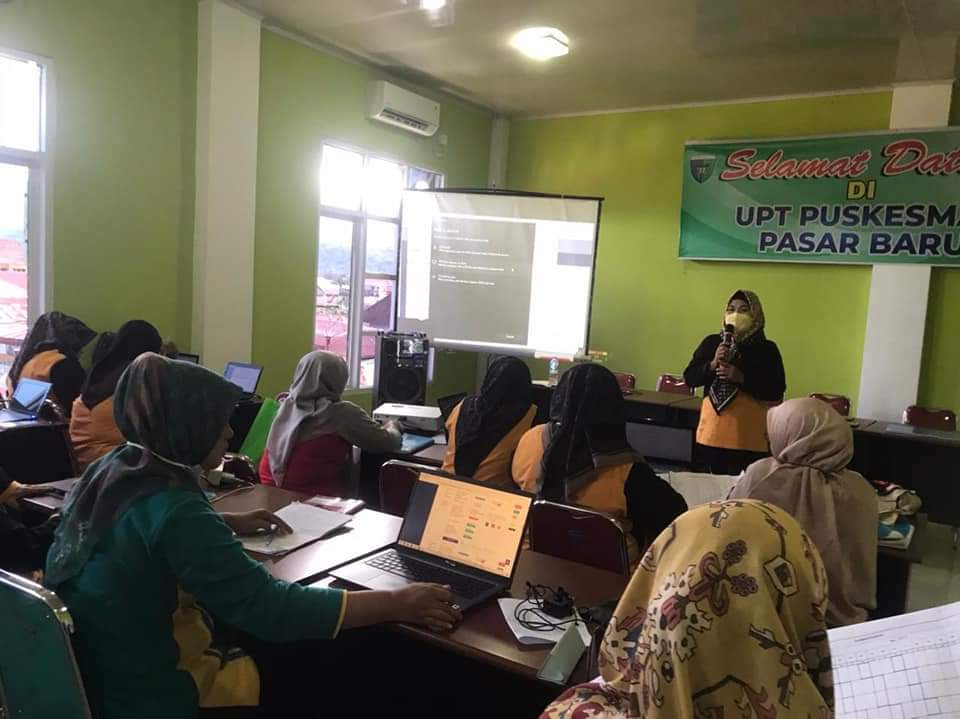PUSKESMAS PASAR BARU LAKUKAN SOSIALISASI PENGGUNAAN APLIKASI E -KOHORT  Jum\'at, 22 Oktober 2022    