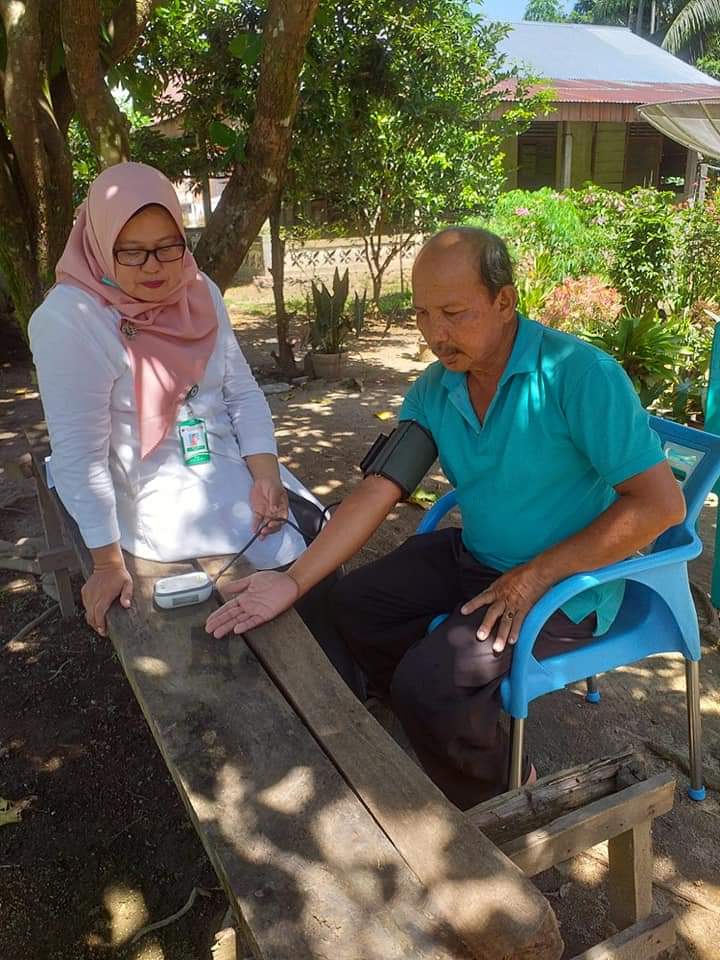INTERVENSI PIS-PK DI NAGARI SUNGAI TUNU\" Oleh petugas PIS-PK Puskesmas Balai Selasa 