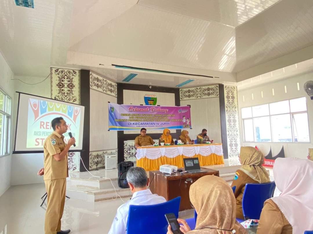 Rembuk Stunting Kecamatan IV Jurai  Puskesmas Salido, 31 Oktober 2022
