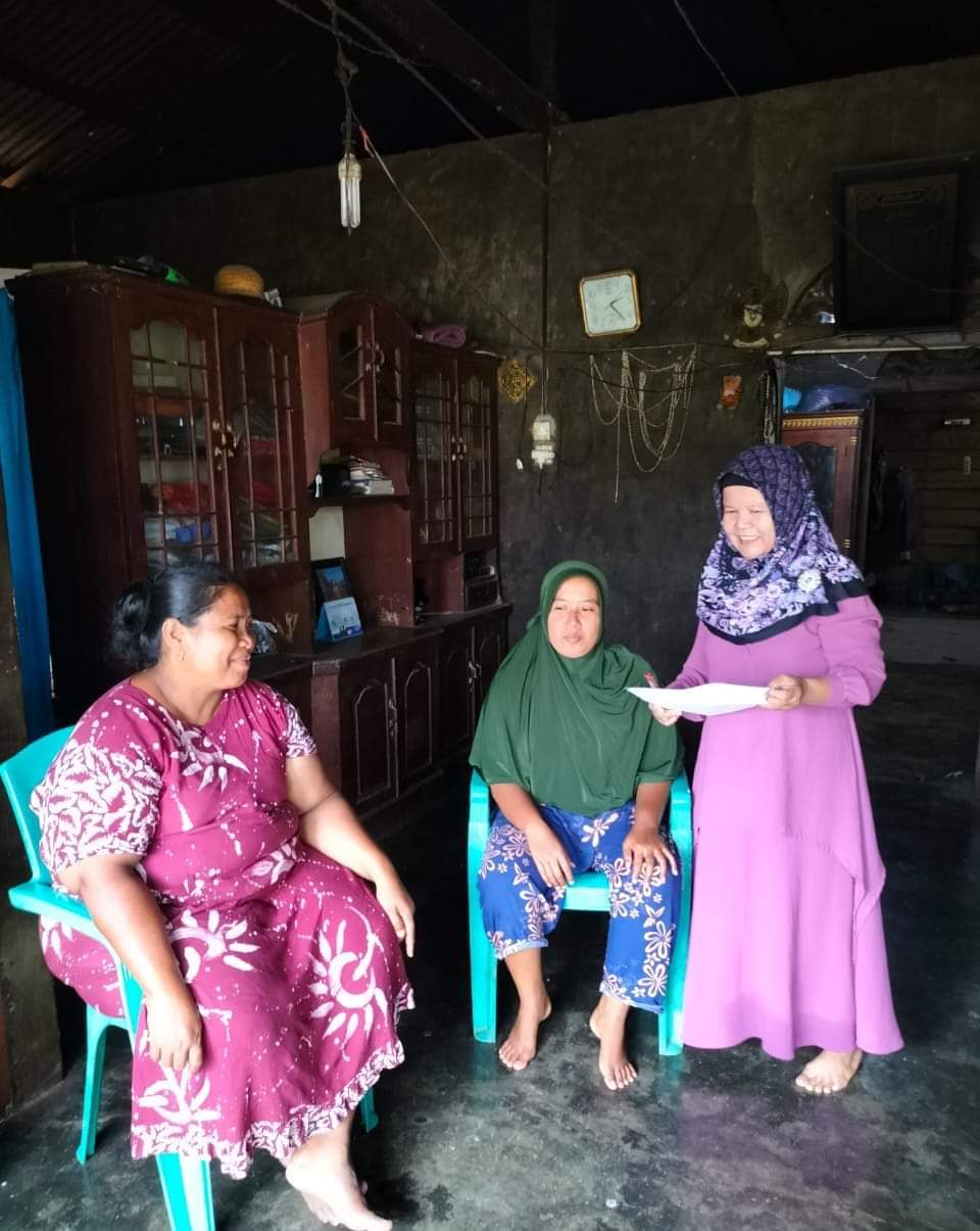 Kamis, 3 Nov 2022 \"INTERVENSI PIS-PK DI NAGARI SUNGAI TUNU UTARA\" Oleh petugas PIS-PK Puskesmas Ba