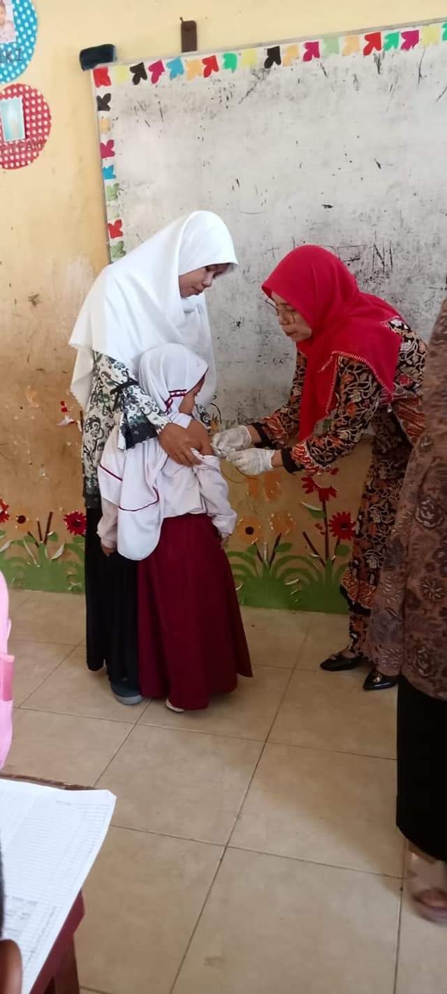 Kegiatan BIAS DT dan Td di Sekolah Dasar/Mis sederajat di wilker Puskesmas Balai selasa.