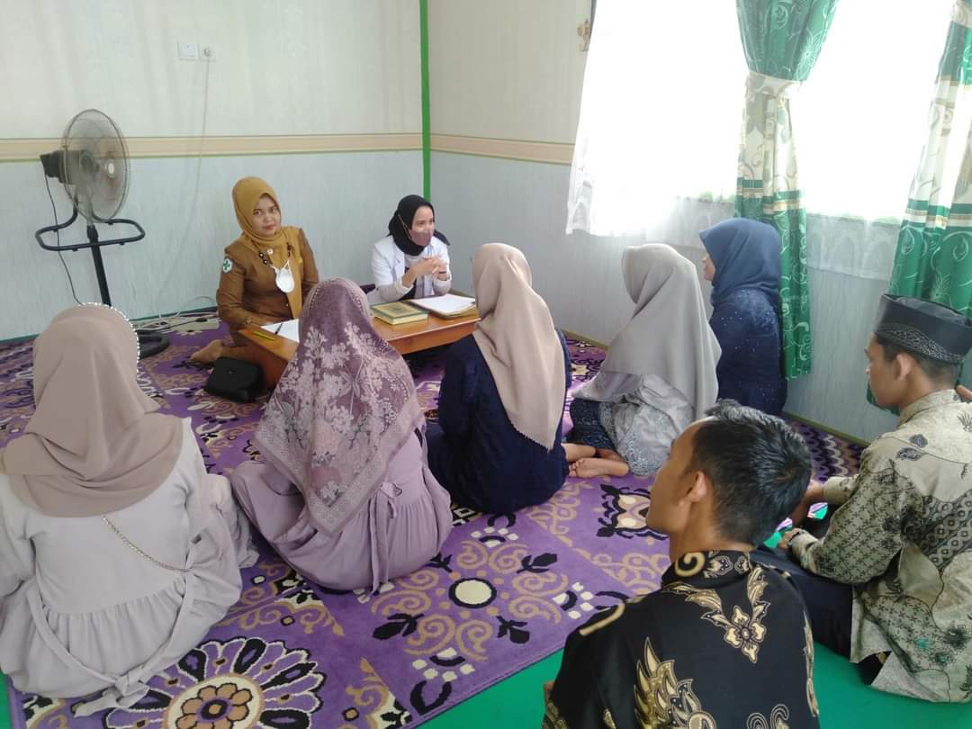Pendampingan Catin di KUA IV Jurai  Puskesmas Salido, 7 November 2022