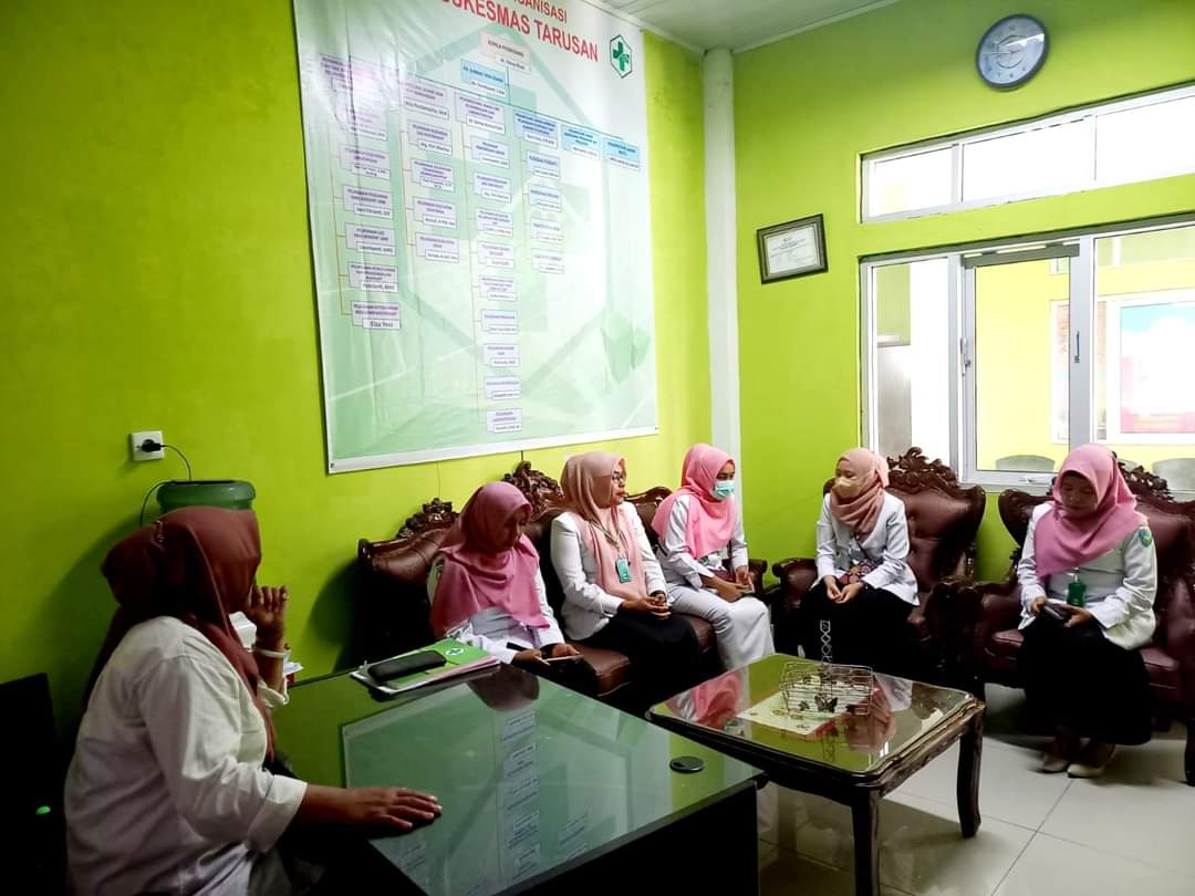 Staf meeting UPT Puskesmas Tarusan  Rabu tanggal 9 November 2022